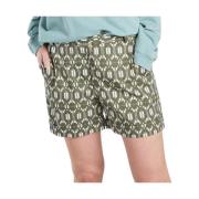 Bohemian Katoenen Shorts met Fantasie Motief Hartford , Multicolor , D...