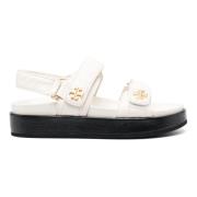 Witte Kira Lage Sportsandalen Tory Burch , White , Dames