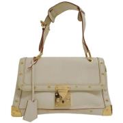 Pre-owned Leather louis-vuitton-bags Louis Vuitton Vintage , Beige , D...