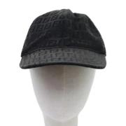 Pre-owned Canvas hats Fendi Vintage , Black , Dames