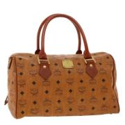 Pre-owned Leather travel-bags MCM Pre-owned , Brown , Dames