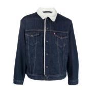 Blauwe Sherpa Trucker Jack Levi's , Blue , Heren