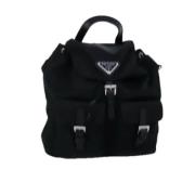 Pre-owned Nylon prada-bags Prada Vintage , Black , Dames