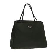 Pre-owned Nylon totes Prada Vintage , Green , Dames