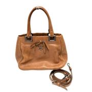 Pre-owned Leather prada-bags Prada Vintage , Brown , Dames