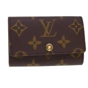 Pre-owned Canvas key-holders Louis Vuitton Vintage , Brown , Dames