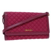 Pre-owned Nylon prada-bags Prada Vintage , Pink , Dames