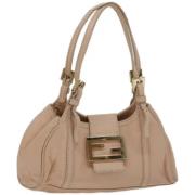 Pre-owned Leather handbags Fendi Vintage , Pink , Dames