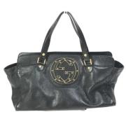 Pre-owned Leather gucci-bags Gucci Vintage , Black , Dames