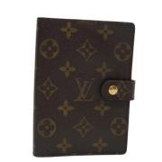 Pre-owned Canvas home-office Louis Vuitton Vintage , Brown , Dames