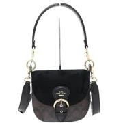 Pre-owned Canvas shoulder-bags Coach Pre-owned , Brown , Dames