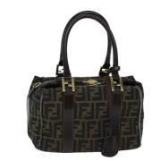 Pre-owned Canvas handbags Fendi Vintage , Brown , Dames