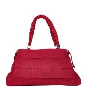 Pre-owned Canvas handbags Salvatore Ferragamo Pre-owned , Red , Dames