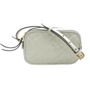 Pre-owned Leather fendi-bags Fendi Vintage , White , Dames