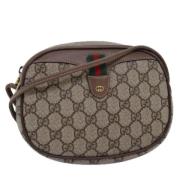 Pre-owned Leather gucci-bags Gucci Vintage , Beige , Dames