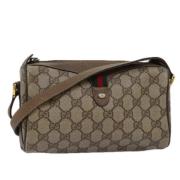 Pre-owned Leather gucci-bags Gucci Vintage , Beige , Dames