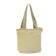 Pre-owned Nylon prada-bags Prada Vintage , Beige , Dames