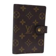 Pre-owned Canvas home-office Louis Vuitton Vintage , Brown , Dames