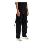 Cargo Broek met Wijde Snit Darkpark , Black , Heren