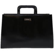 Pre-owned Vinyl handbags Gucci Vintage , Black , Dames