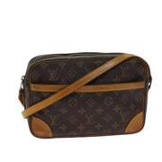 Pre-owned Canvas louis-vuitton-bags Louis Vuitton Vintage , Brown , Da...