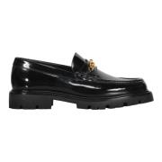 Klassieke Leren Loafers Celine , Black , Heren