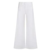 Metalen klinknagels straight-leg jeans Mother , White , Dames