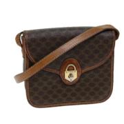 Pre-owned Leather celine-bags Celine Vintage , Brown , Dames