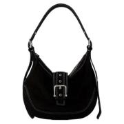 Leather handbags Osoi , Black , Dames