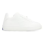 Leren lage sneakers Burberry , White , Dames