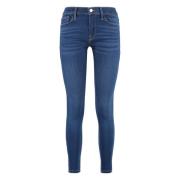 Skinny de Jeanne Jeans Frame , Blue , Dames