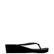 Zwarte Sandalen Toluca Flip Flop Sundek , Black , Dames