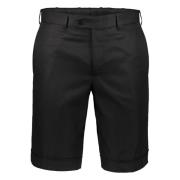 Katoenen Bermuda Shorts Brioni , Black , Heren