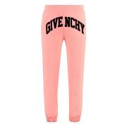 Katoenen Logo Print Sweatpants Givenchy , Pink , Heren