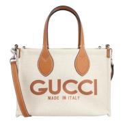 Cotton totes Gucci , Beige , Dames