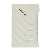 Leren kaarthouder Balenciaga , White , Heren