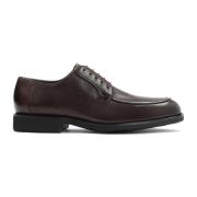 Bruine leren Derby schoenen met draad Kazar , Brown , Heren