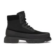 Moderne hoge veterschoenen voor mannen Kazar , Black , Heren