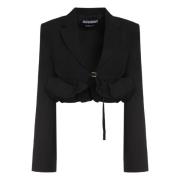 Stijlvolle Croissant Blazer Jacquemus , Black , Dames