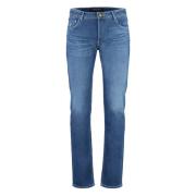 Klassieke Straight-Leg Jeans Hand Picked , Blue , Heren