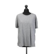 Pre-owned Cotton tops Valentino Vintage , Gray , Dames