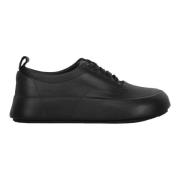 Rubber sneakers met leren inzetstukken Ambush , Black , Dames