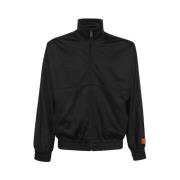 Geborduurd Logo Volledige Ritssluiting Hoodie Heron Preston , Black , ...