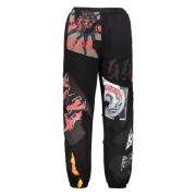 Gedrukte Sweatpants met Zakken 44 Label Group , Multicolor , Heren