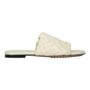 Geweven leren muilen Bottega Veneta , White , Dames