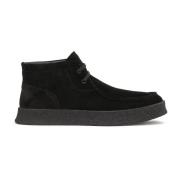 Zwarte Suède Vetersneakers Kazar , Black , Heren