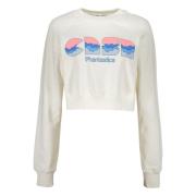 Katoenen sweatshirt met frontprint Casablanca , White , Dames