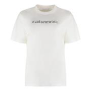 T-Shirts Paco Rabanne , White , Dames