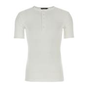 Hoogwaardig Maglieria T-shirt voor heren Dolce & Gabbana , White , Her...