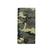 Camouflage Leren Portemonnee Dolce & Gabbana , Green , Heren